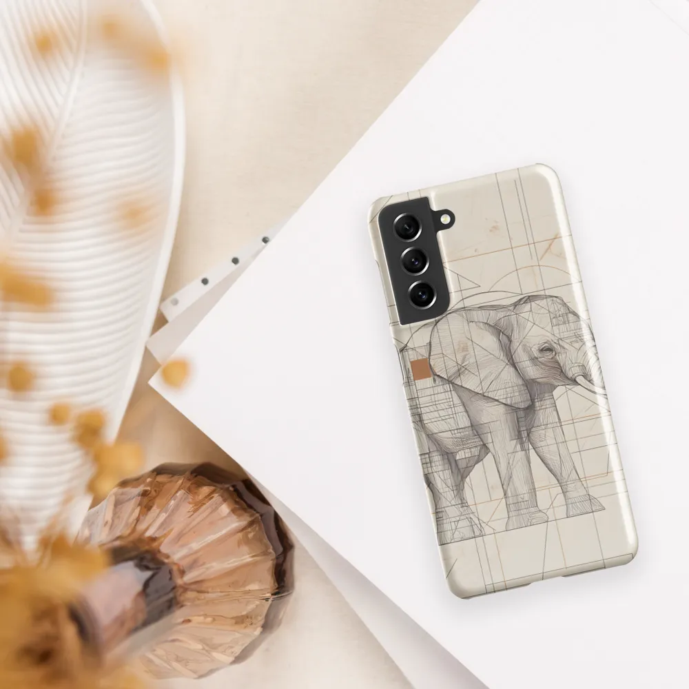 Geometric Elegance: The Steel Elephant