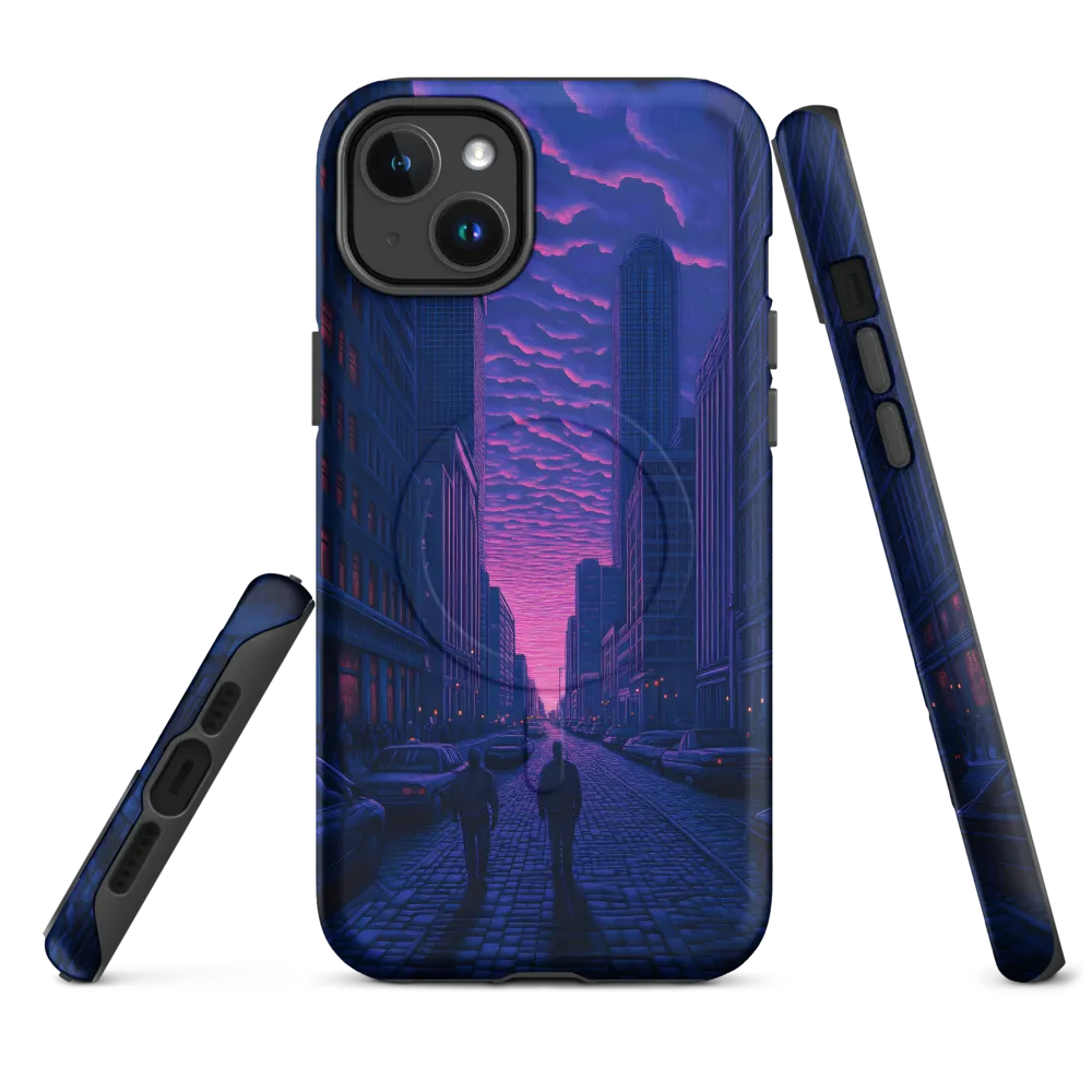Urban Serenity at Dusk | Phone Case |  14 Plus | MagSafe® Tough Case | Matte