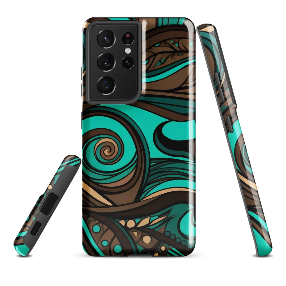 Fluctuating Currents | Phone Case |  S21 Ultra | Tough Case | Glossy