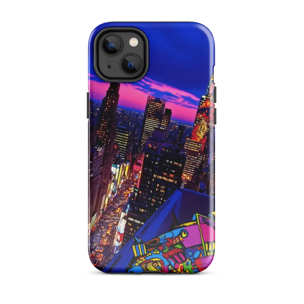 Neon Twilight: A City in Vibrance