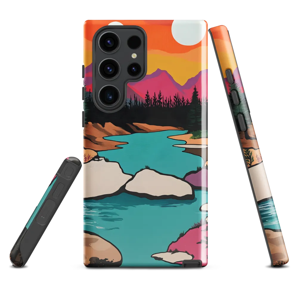 Dual Suns Over Serene Waters
