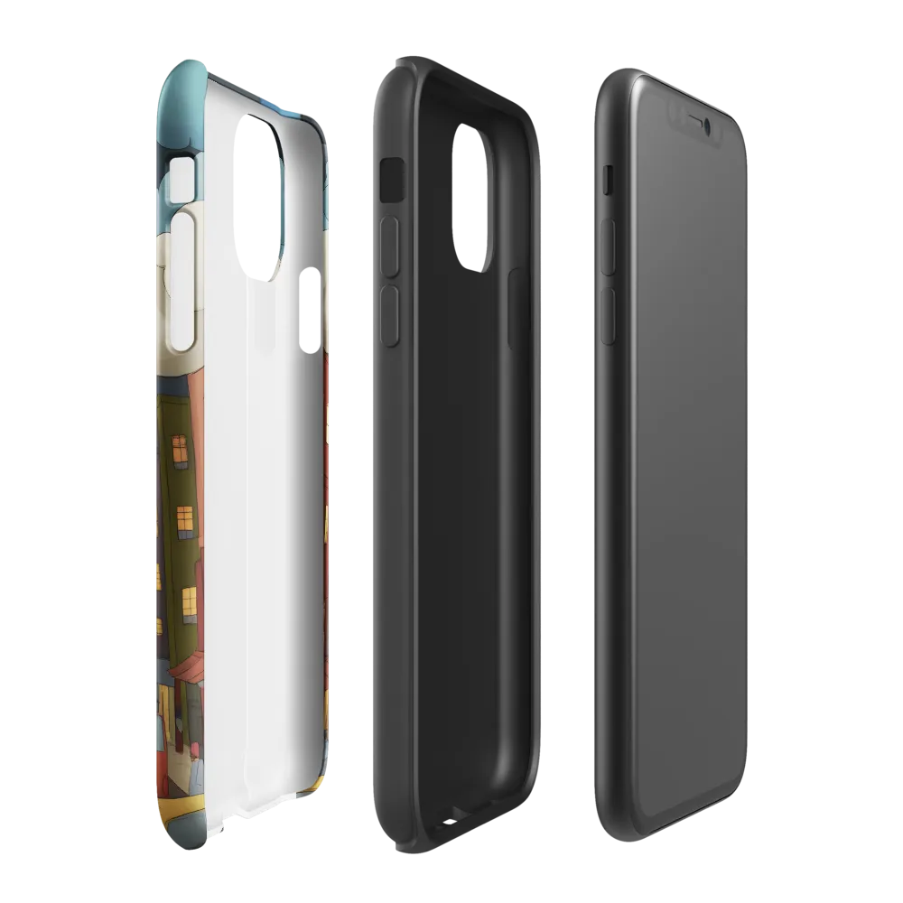 Urban Symphony: A City Awakens at Dusk | Phone Case |  11 | Tough Case | Glossy