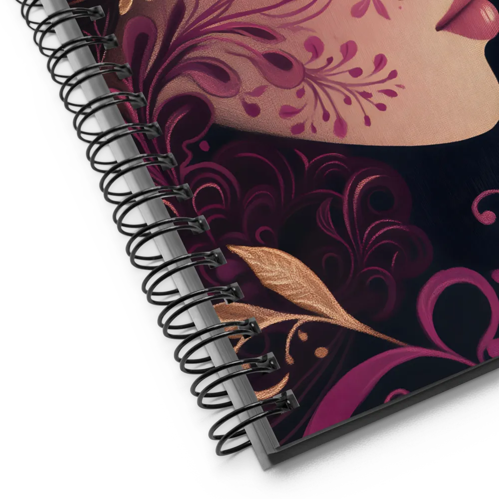 Serenity in Bloom | Spiral Notebook