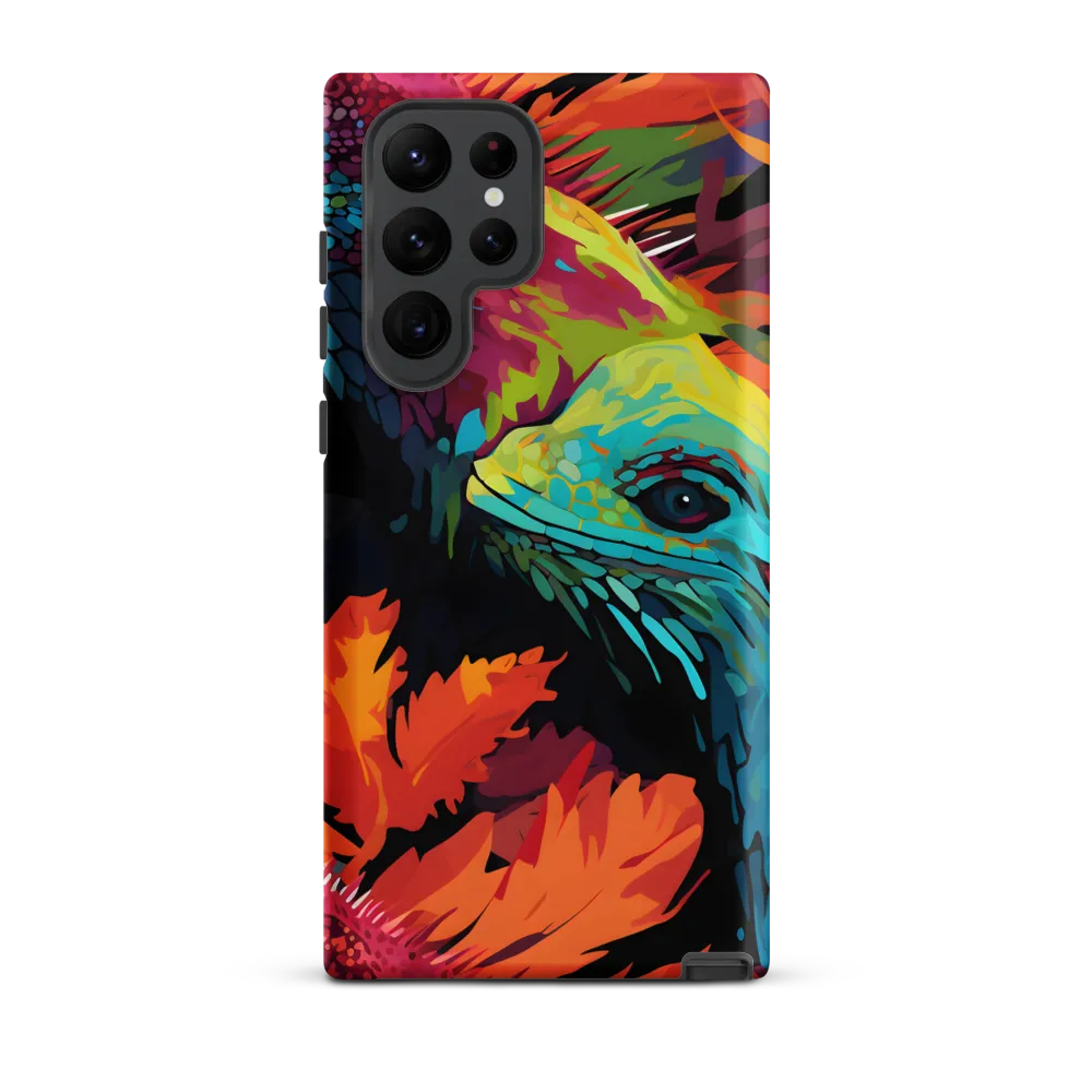 Vibrant Reptilian Harmony | Phone Case |  S22 Ultra | Tough Case | Matte