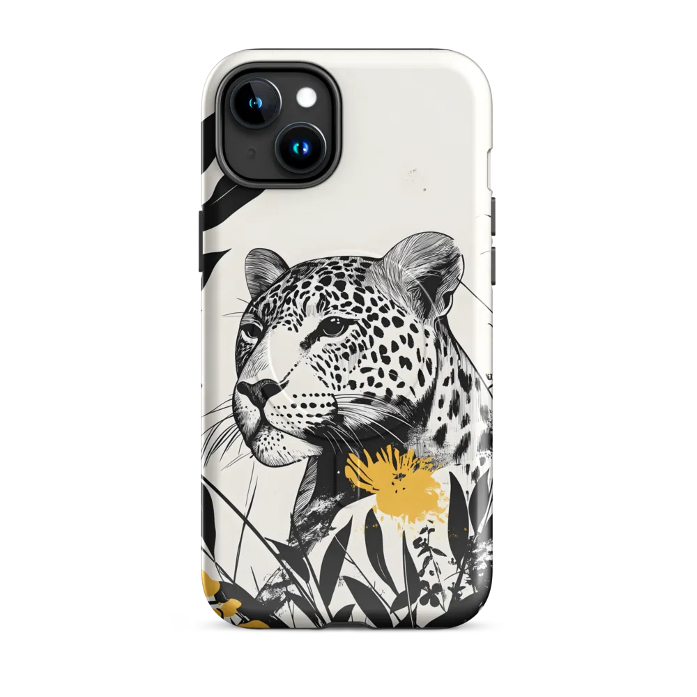 Majestic Leopard Amongst Flora