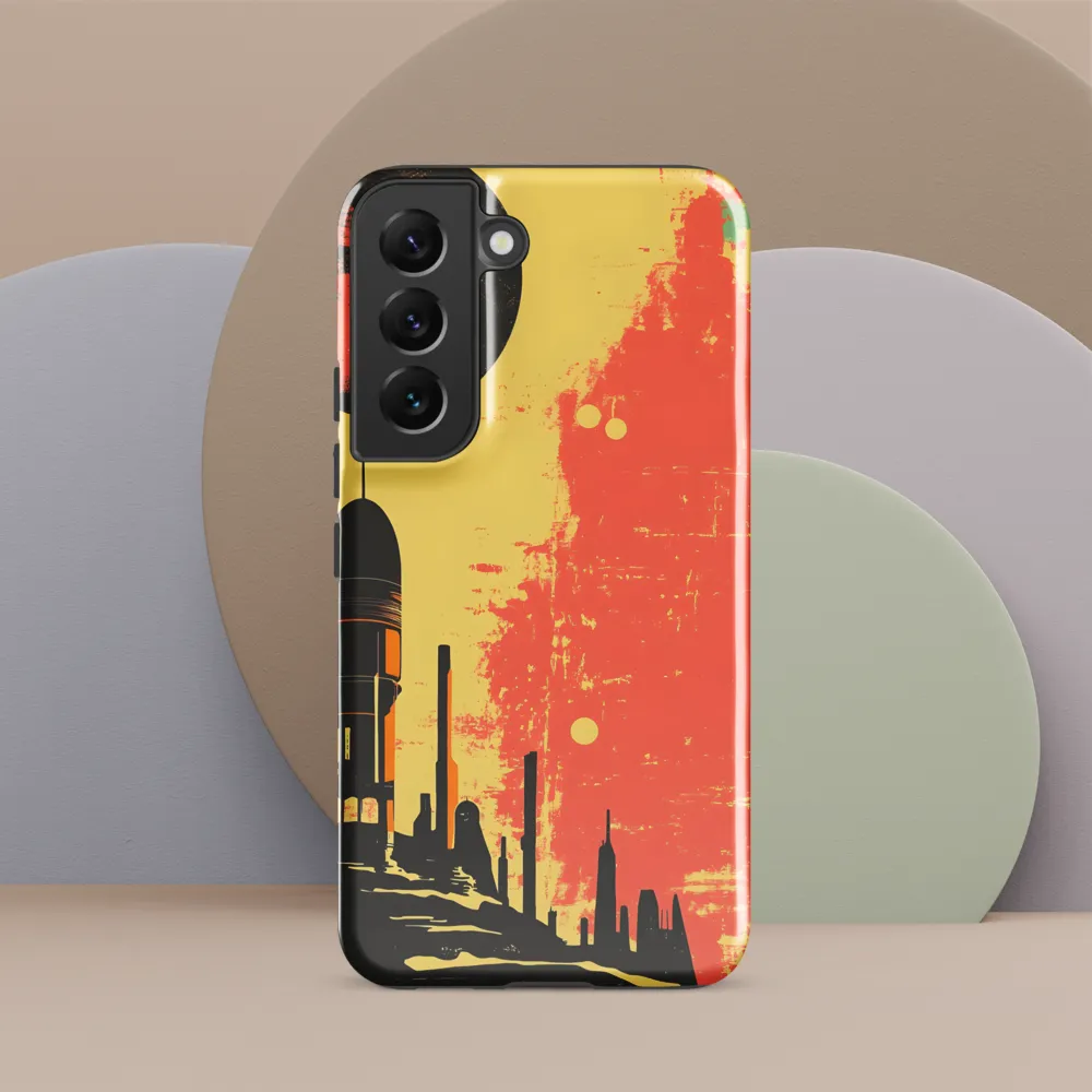 Journey to the Stars: A Retro-Futuristic Landscape