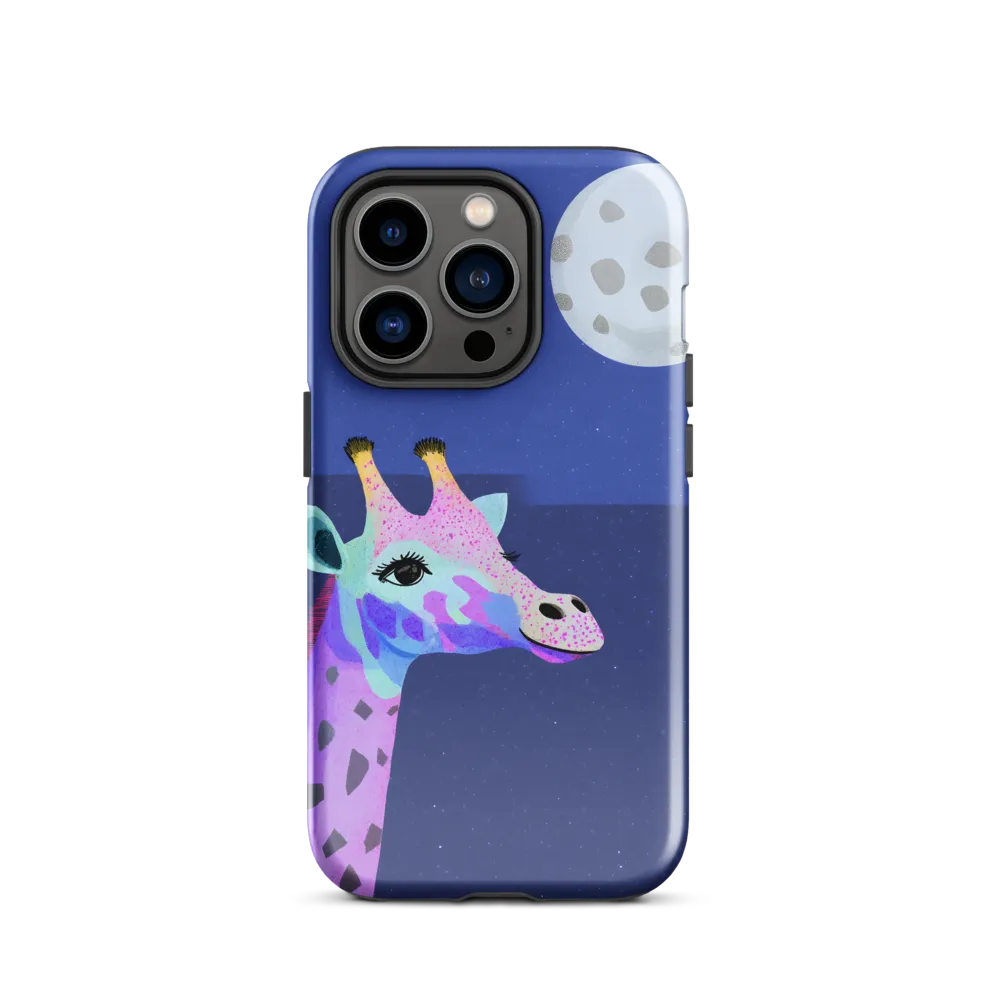 Whimsical Giraffe Under the Stars
