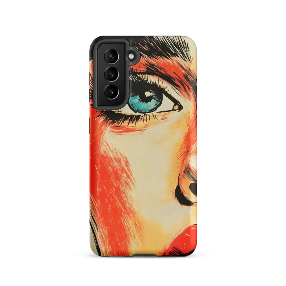 Intense Gaze: A Pop Art Portrait