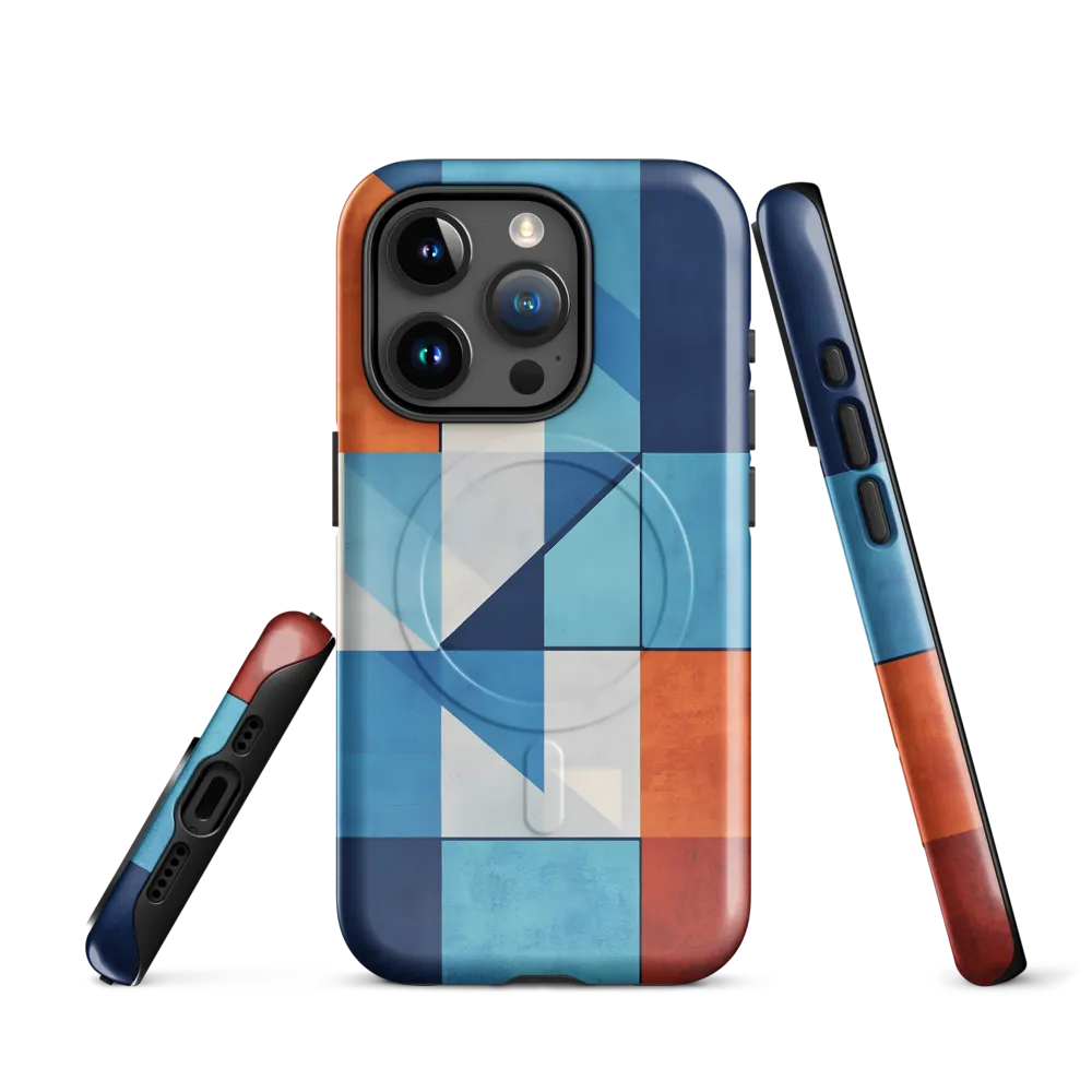 Geometric Harmony in Color | Phone Case |  15 Pro | MagSafe® Tough Case | Glossy