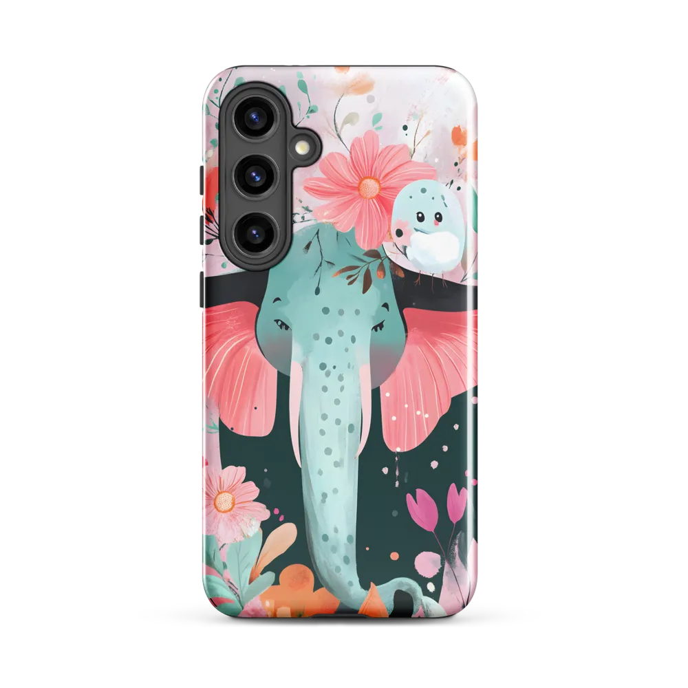 Whimsical Elephant in Bloom