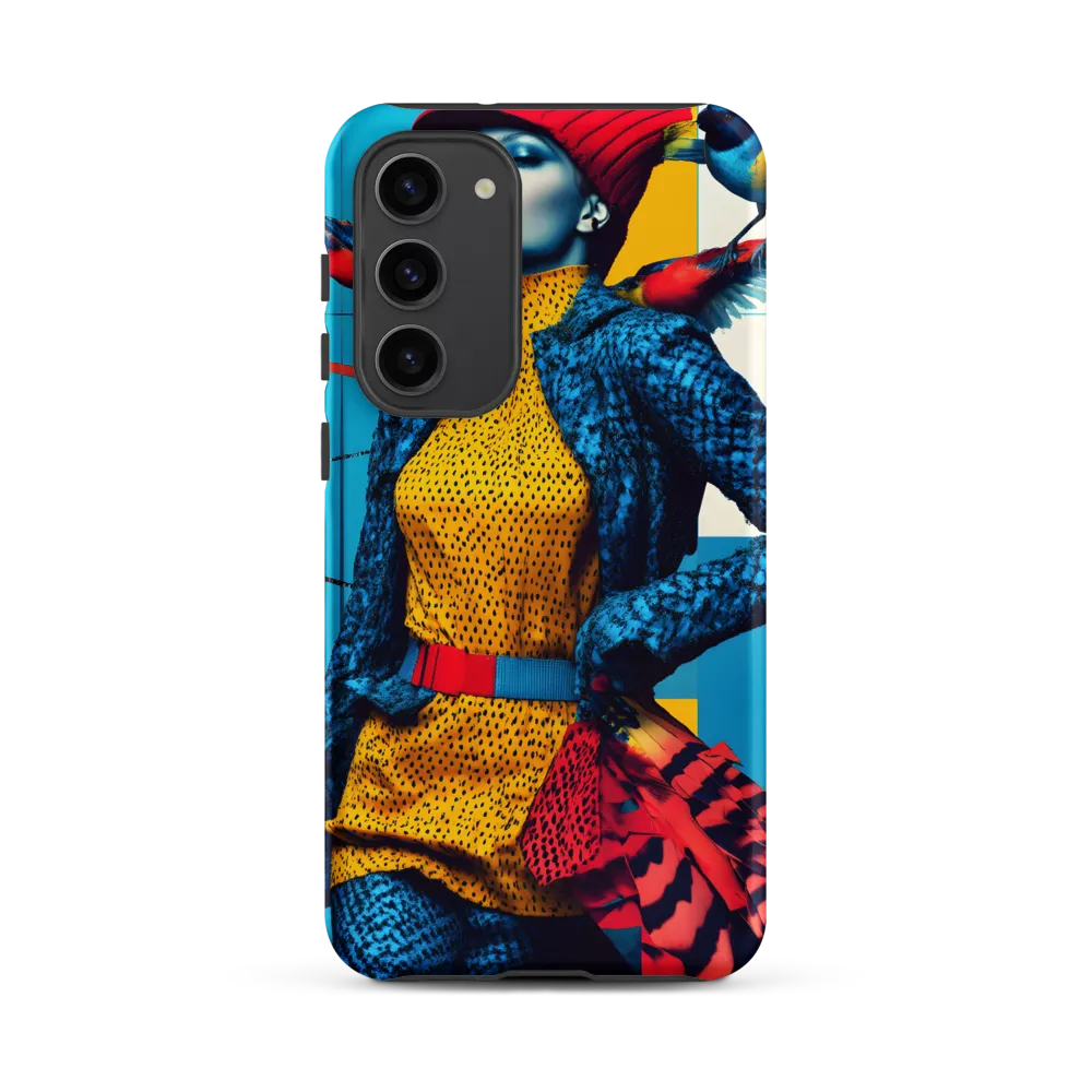 Vibrant Fusion of Nature and Fashion