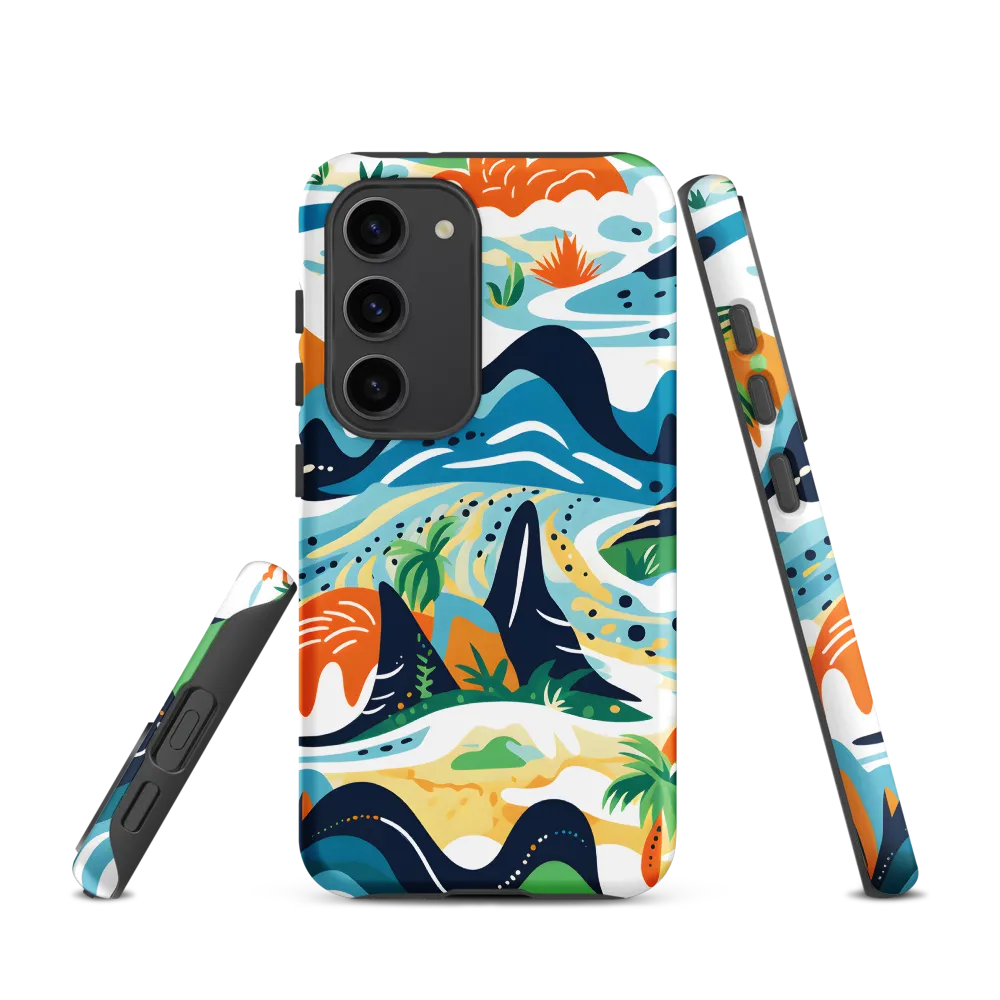 Abstract Tropical Landscape