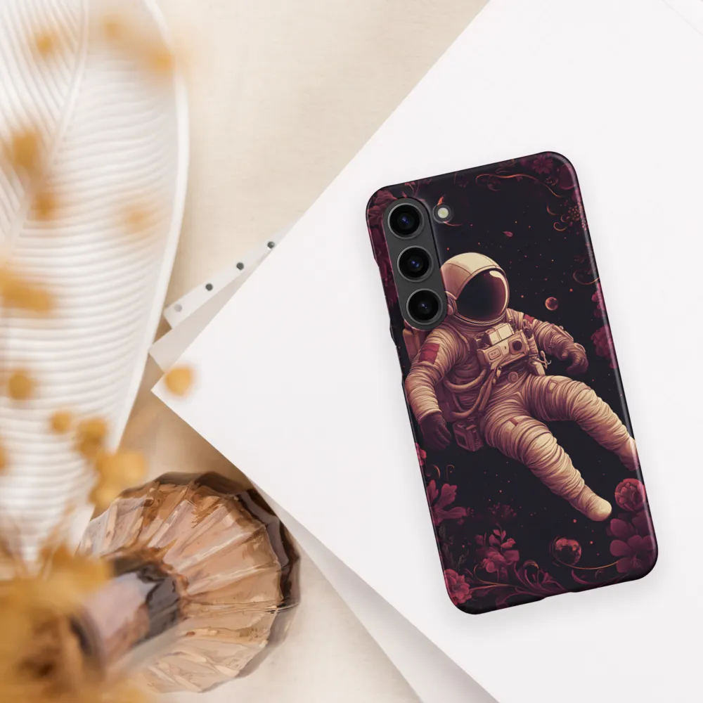 Cosmic Bloom: An Astronaut's Journey