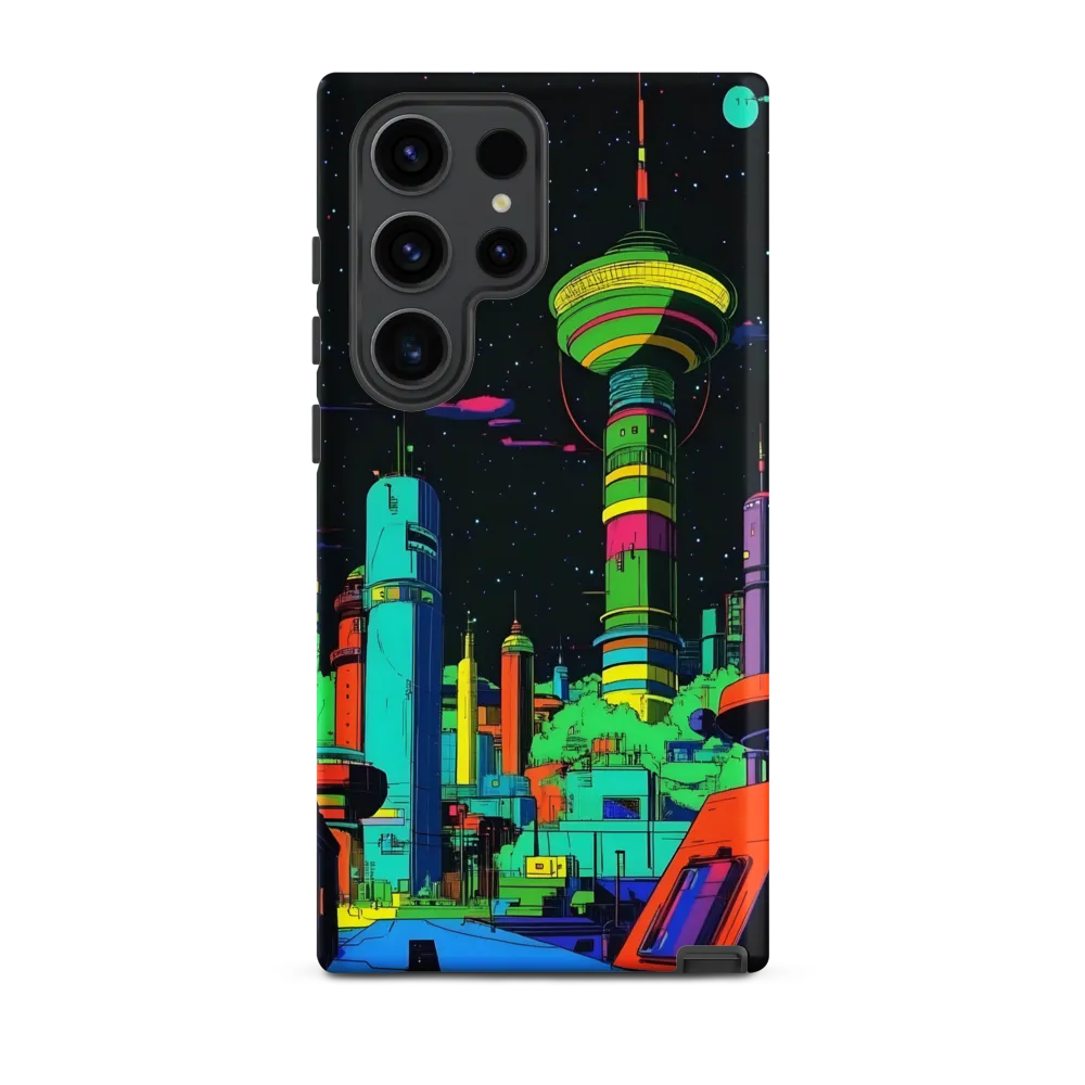 Neon Dreams: A Futuristic Cityscape