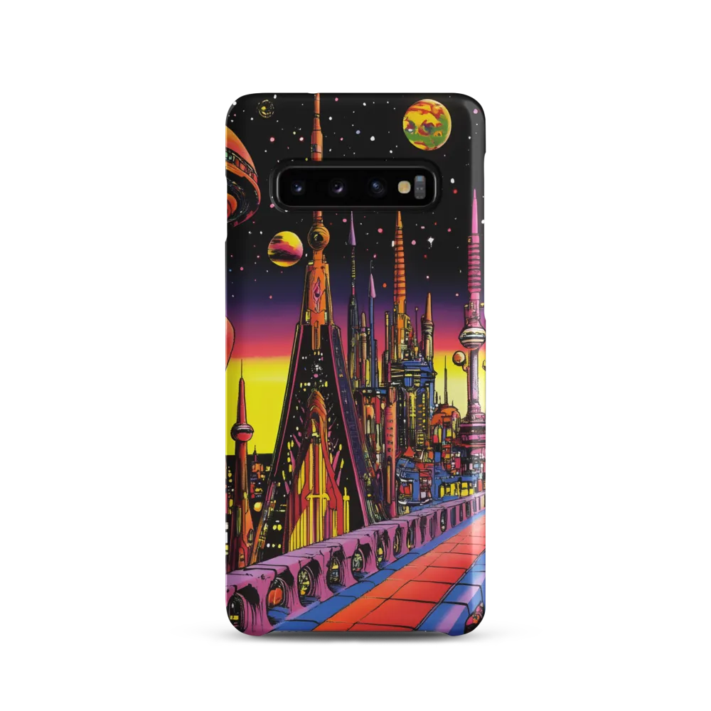 Futuristic Cosmos: A Journey Through Neon Cities