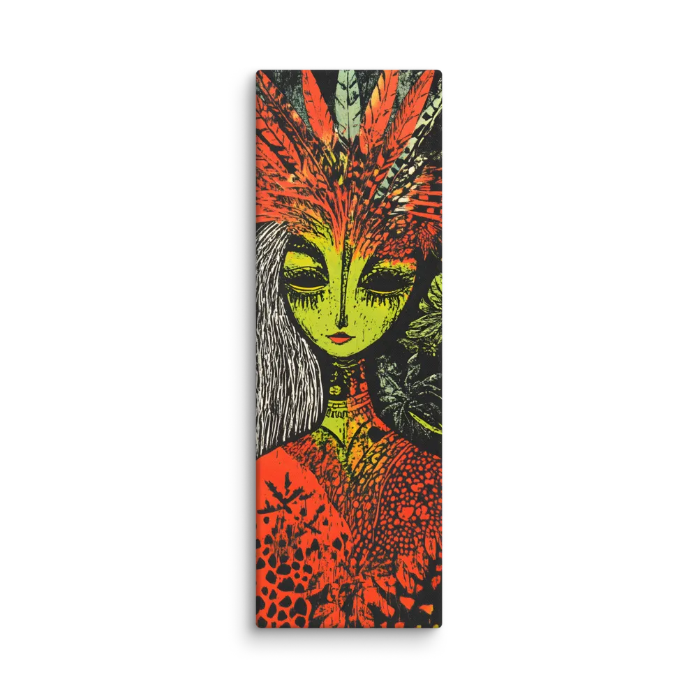 Mystical Flora: A Surreal Portrait