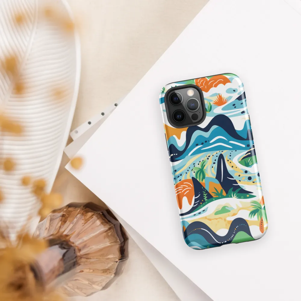 Abstract Tropical Landscape