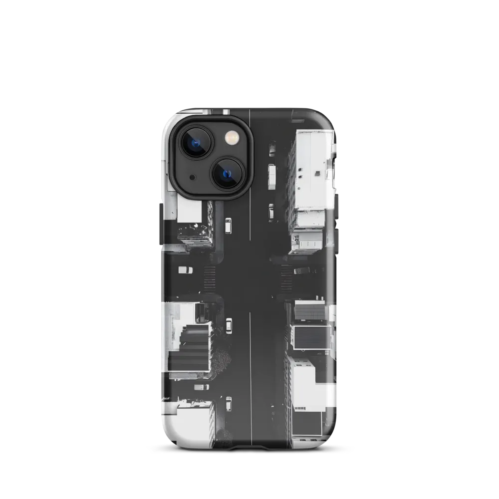 Urban Minimalism: Aerial Perspectives | Phone Case |  13 mini | Tough Case | Glossy