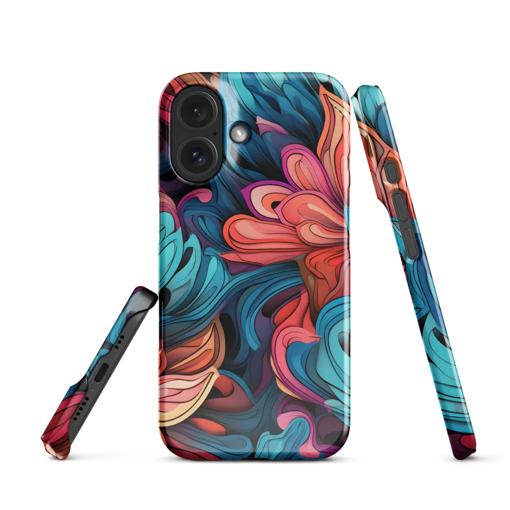 Floral Symphony | Phone Case |  16 | Snap Case | Glossy