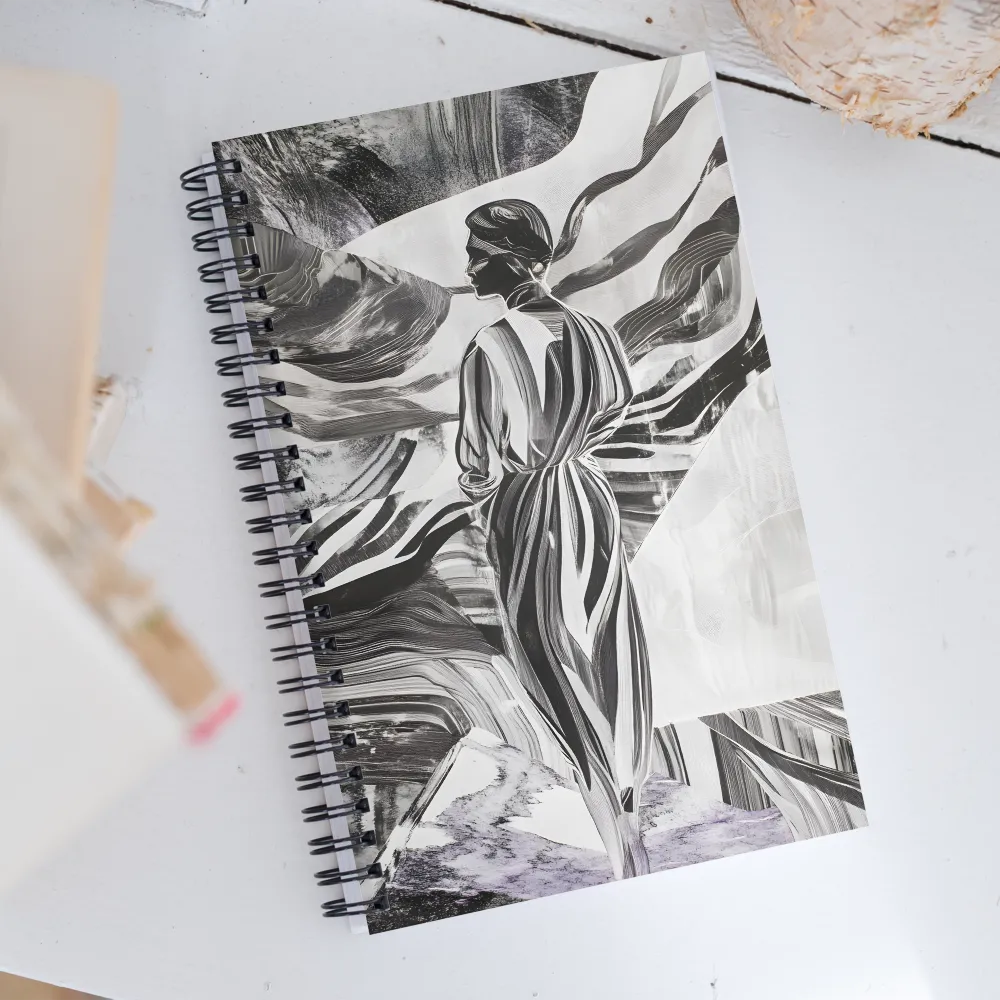 Elegance in Motion | Spiral Notebook