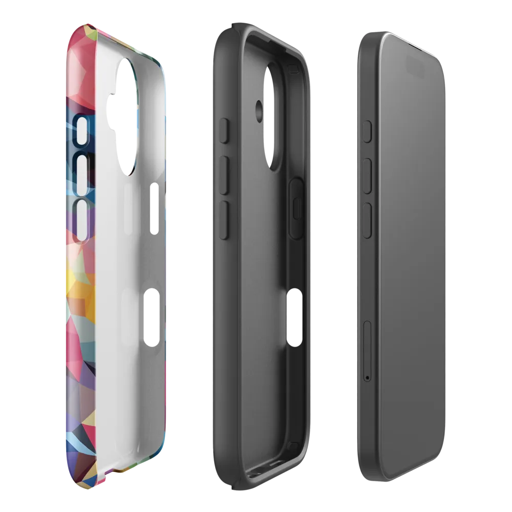 Playful Geometry: The Bear's Face | Phone Case |  16 | Tough Case | Glossy