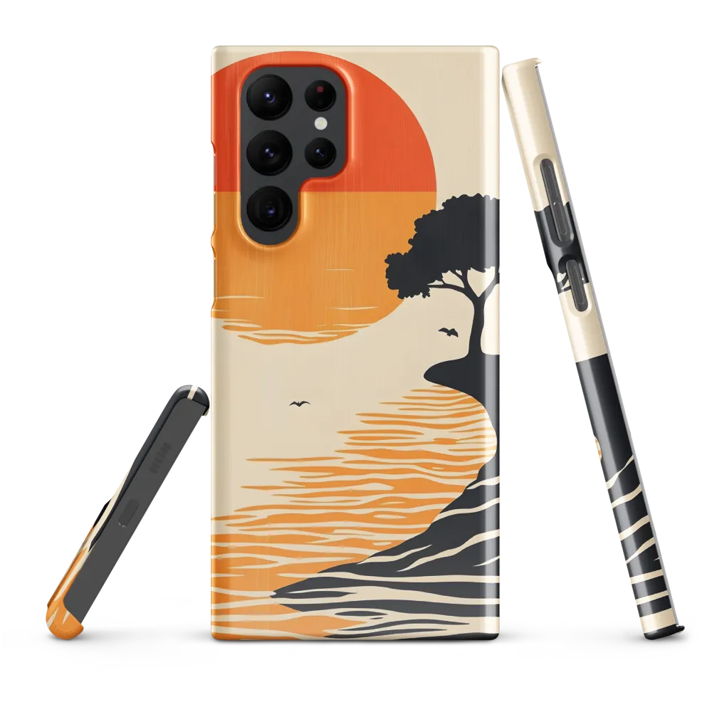 Serene Sunset | Phone Case |  S22 Ultra | Snap Case | Glossy
