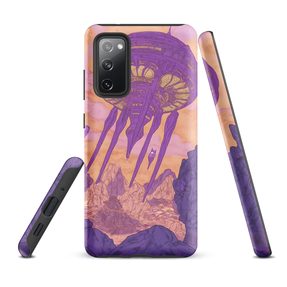 Elevated Serenity in a Futuristic Realm | Phone Case |  S20 FE | Tough Case | Matte