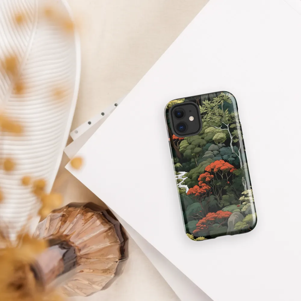 Whispers of the Forest | Phone Case |  12 mini | Tough Case | Glossy