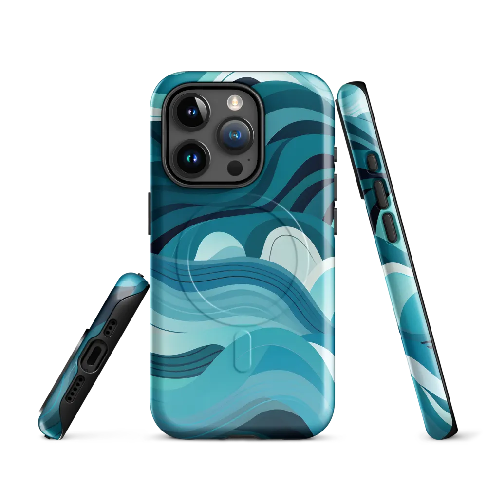 Ebb and Flow | Phone Case |  15 Pro | MagSafe® Tough Case | Glossy