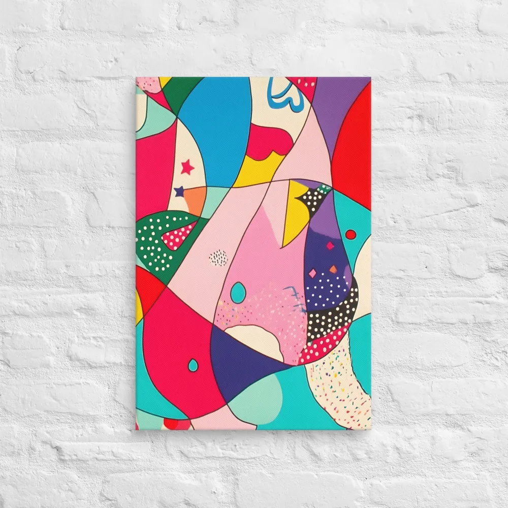 Playful Geometry in Color | Canvas | 16″×24″