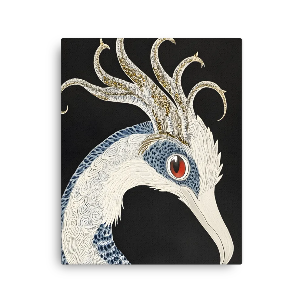 Elegance of the Majestic Peacock | Thin Canvas | 16″×20″