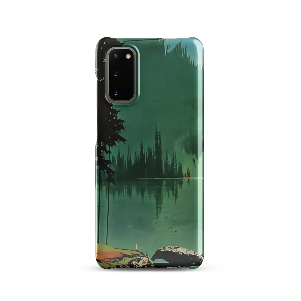 Serenity Reflected: A Tranquil Lake Scene
