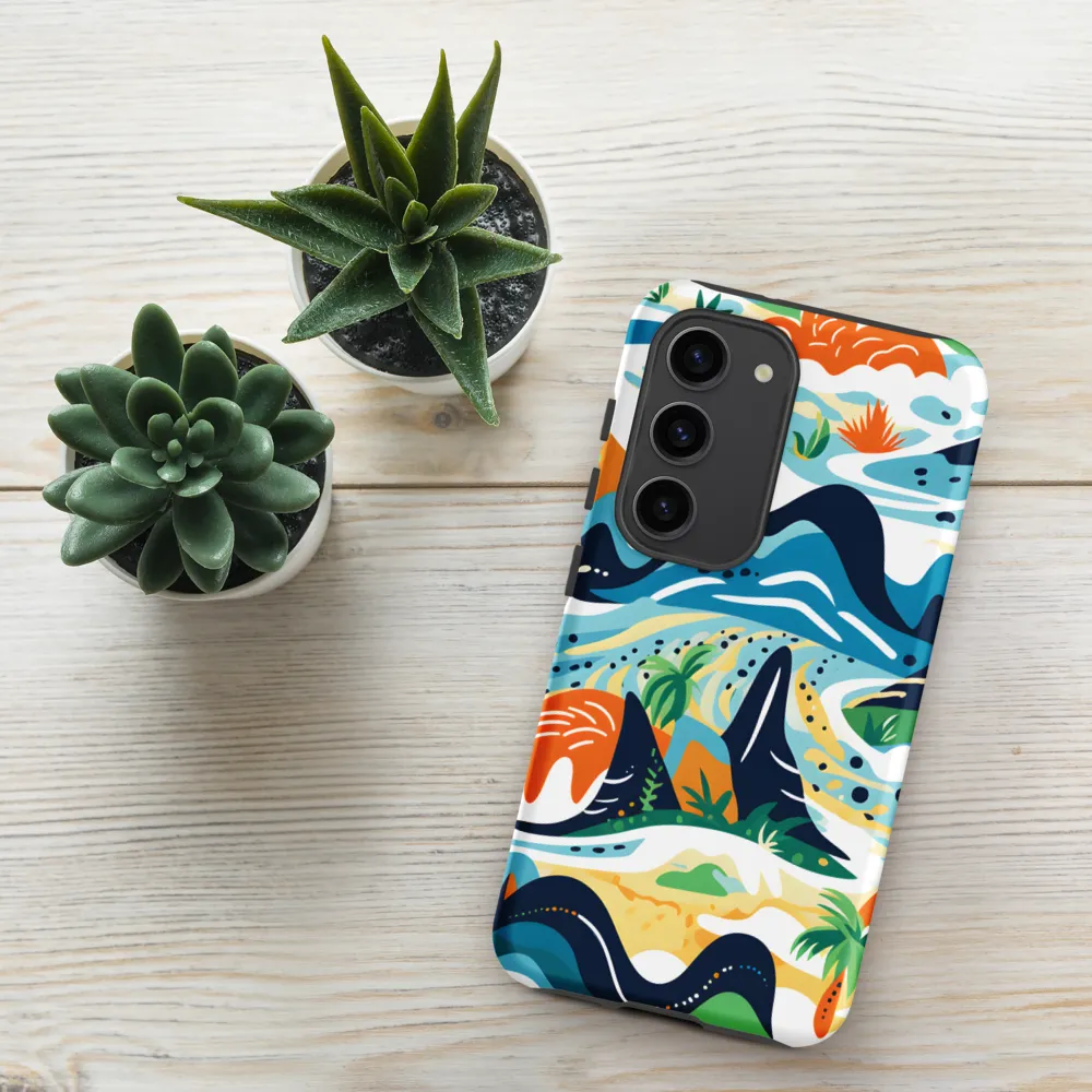 Abstract Tropical Landscape