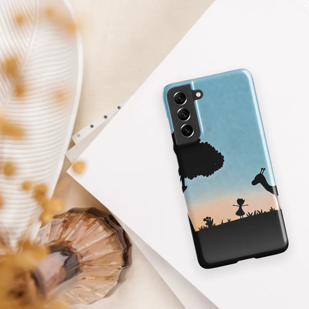 Curiosity in the Silhouette | Phone Case |  S21 FE | Snap Case | Glossy