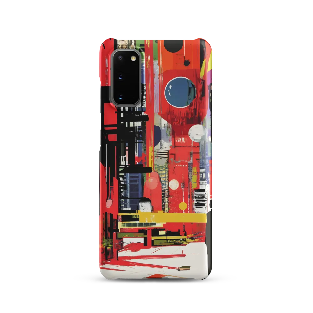 Urban Echoes: A Futuristic Reverie | Phone Case |  S20 | Snap Case | Matte