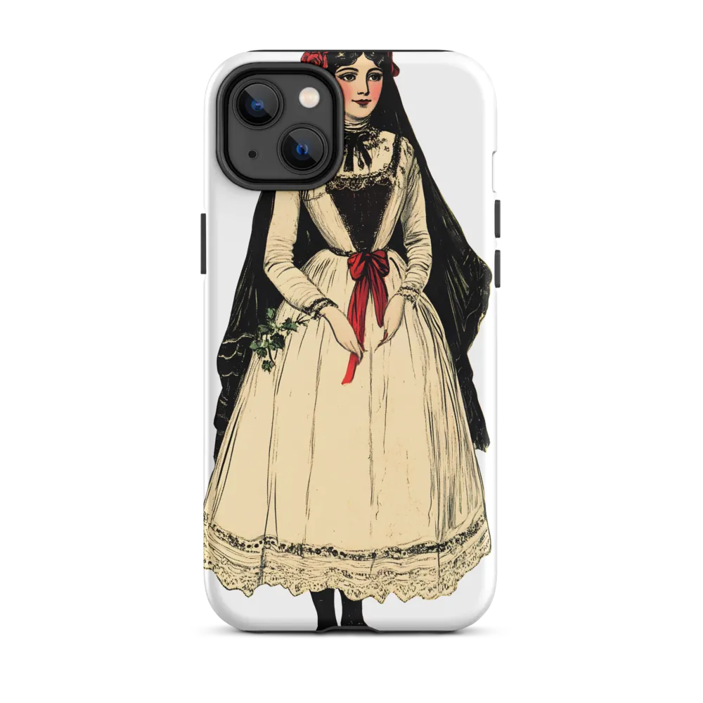 Elegance in Tradition: A Folk Portrait