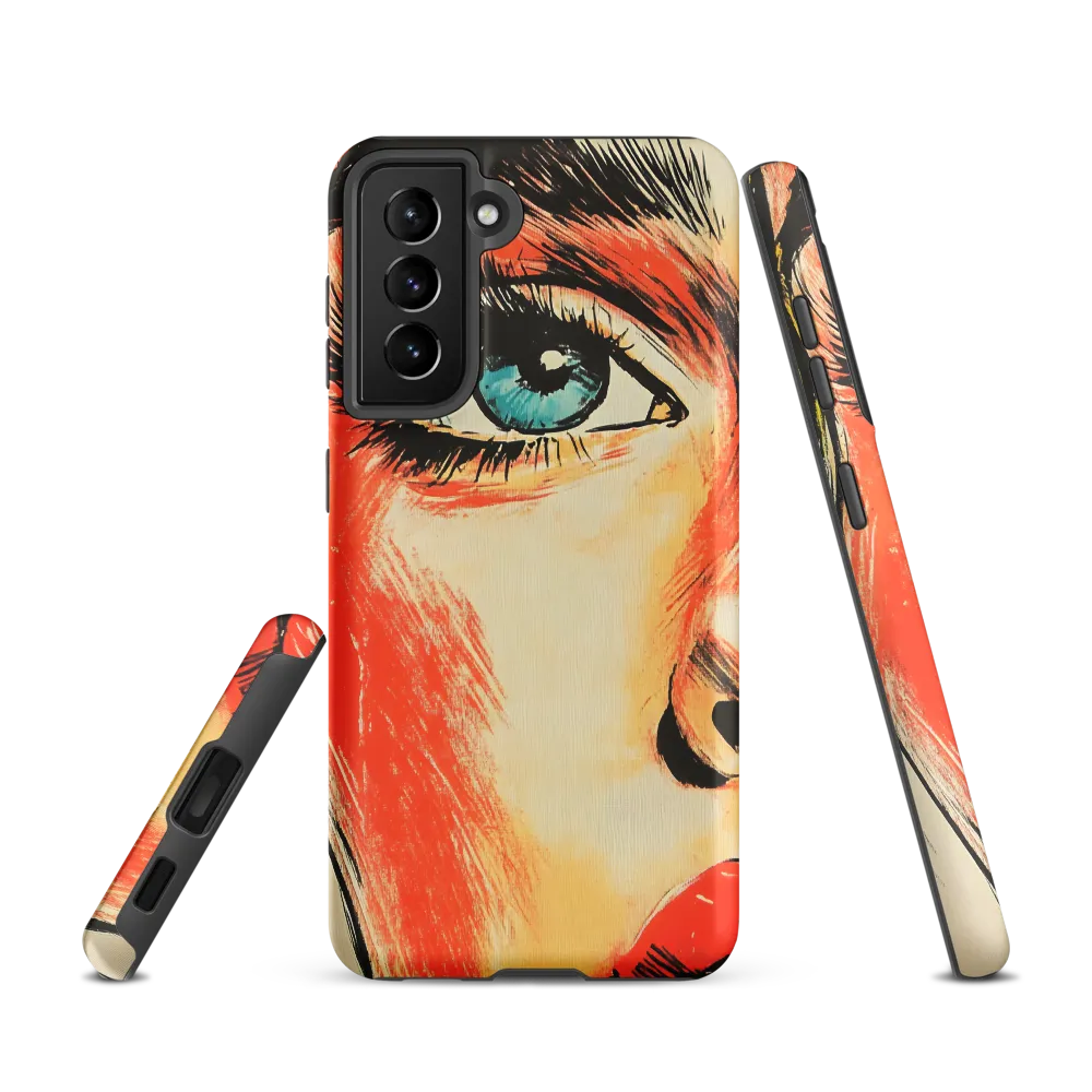 Intense Gaze: A Pop Art Portrait