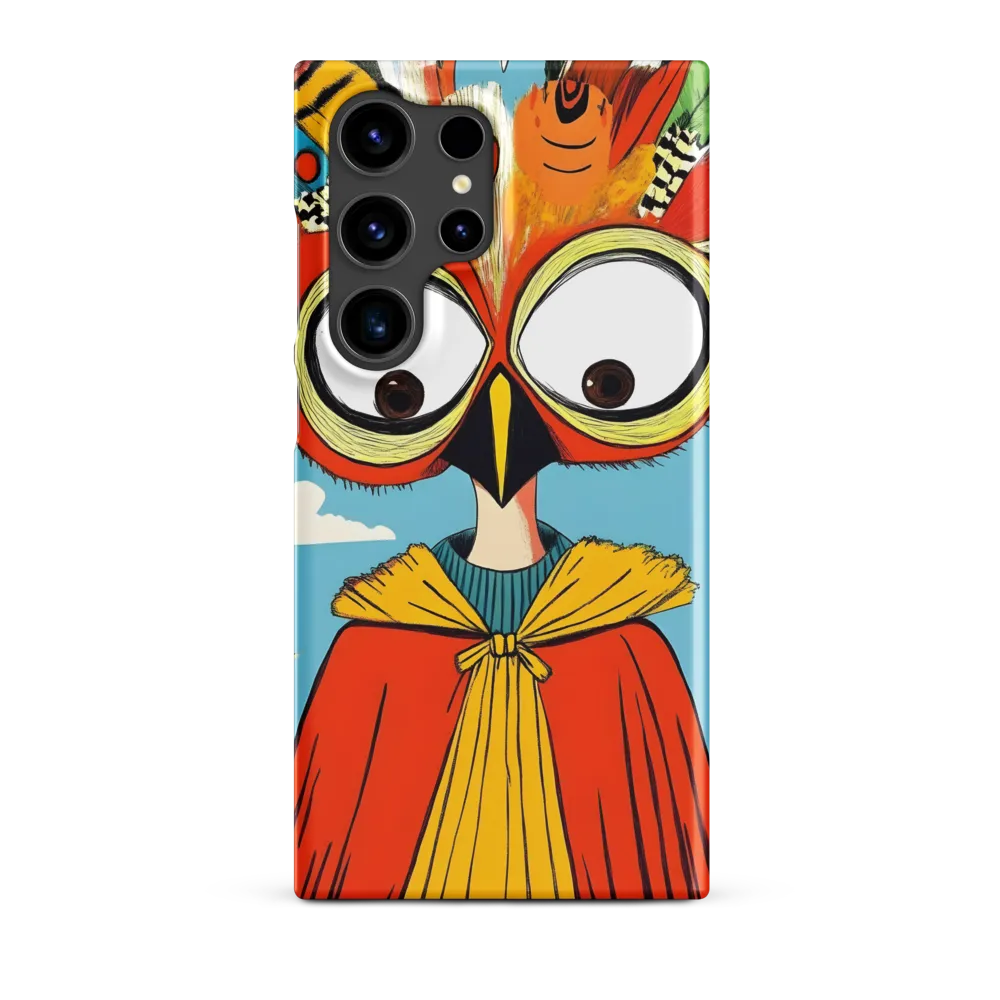 A Whimsical Encounter: The Owl-Human Fusion