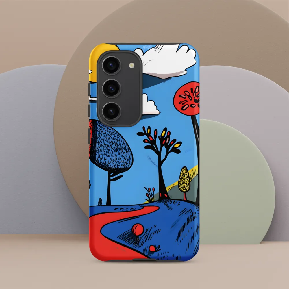 A Playful Journey Through Whimsical Woods | Phone Case |  S23 | Tough Case | Matte