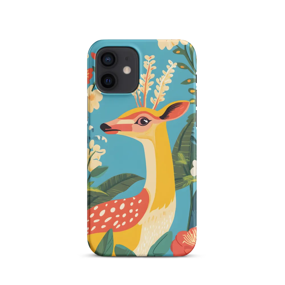 Serene Majesty: A Vibrant Deer Amidst Flora