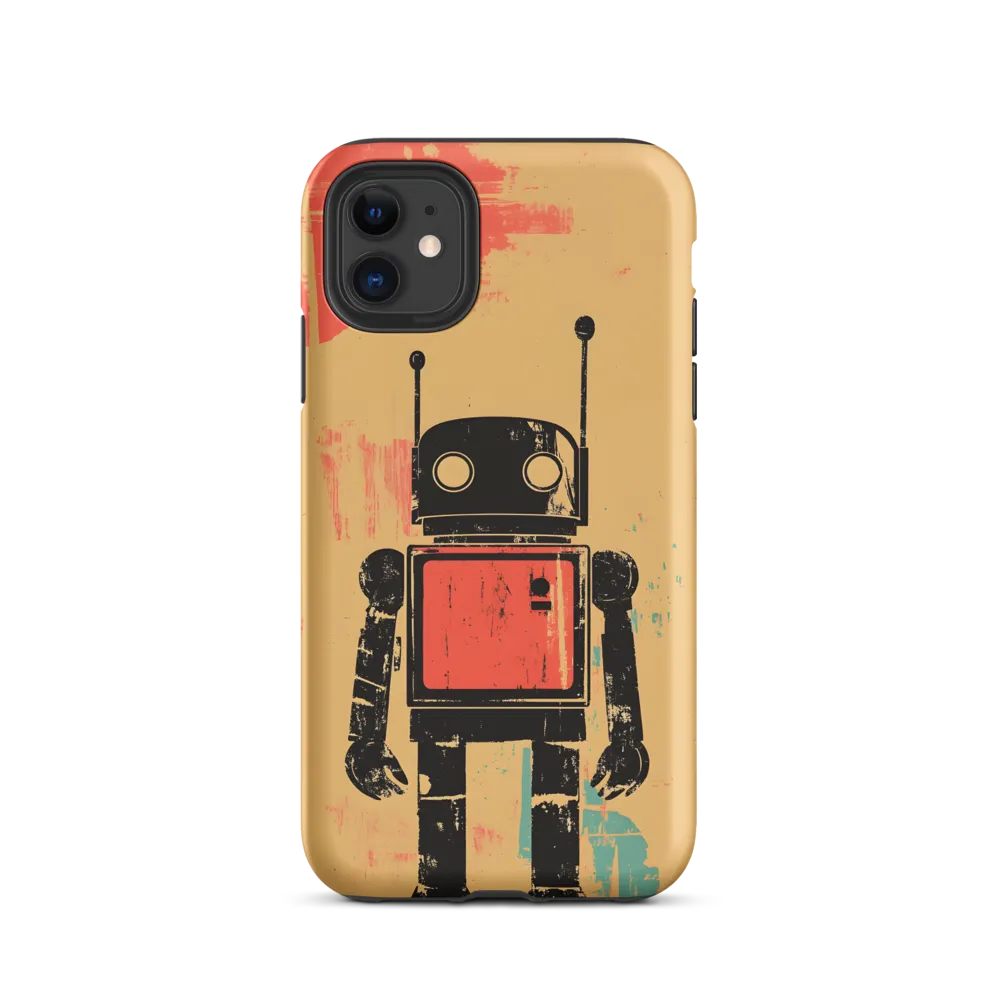 The Retro Robot | Phone Case |  11 | Tough Case | Matte
