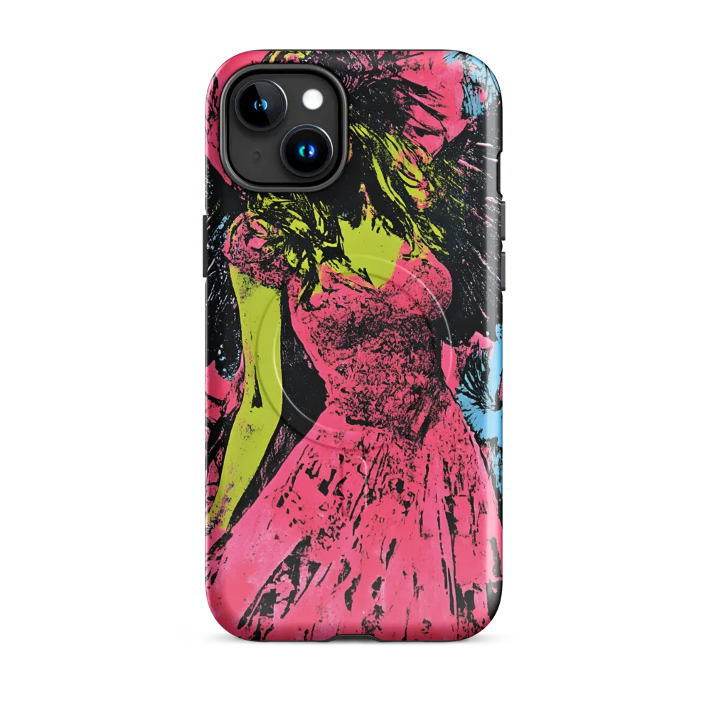 Mystical Angel in Neon Dreams