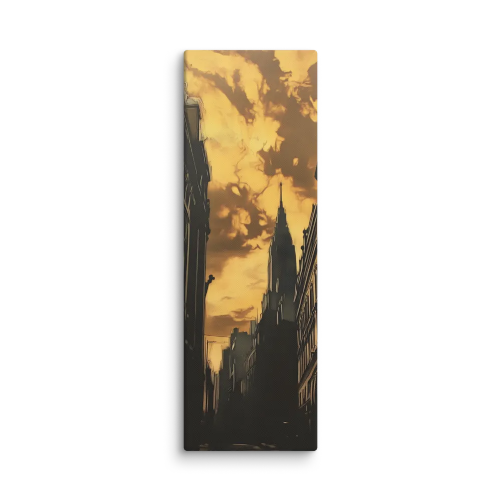 The Twilight Streets | Canvas | 12″×36″