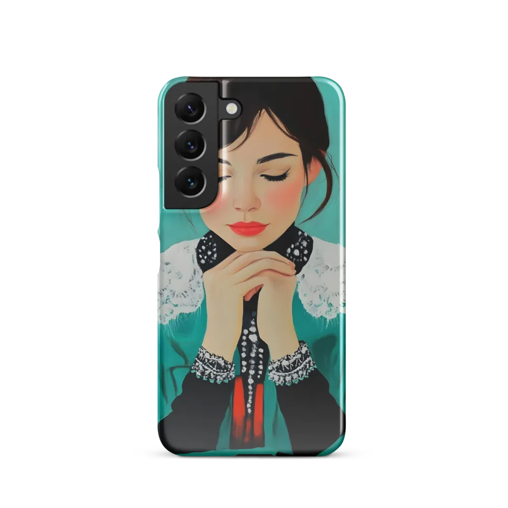 Serenity in Turquoise | Phone Case |  S22 | Snap Case | Glossy