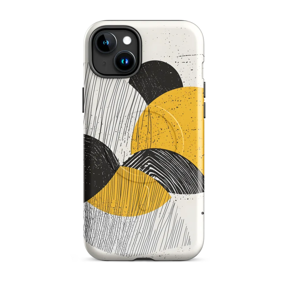 Dynamic Harmony in Black and Yellow