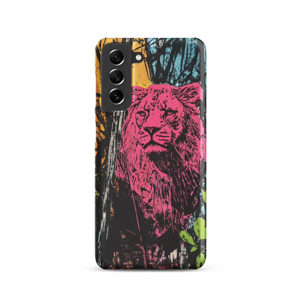 Fierce Vibrance: The Pink Lion