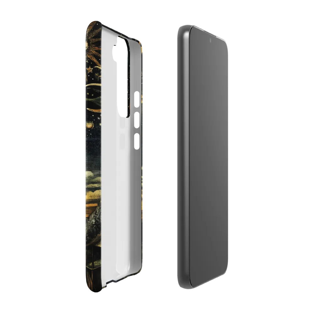 Cosmic Curiosity: A Journey Beyond Earth | Phone Case |  S22 Plus | Snap Case | Matte