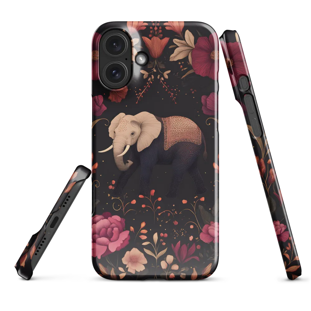Whispers of the Wild: Elephants and Blooms