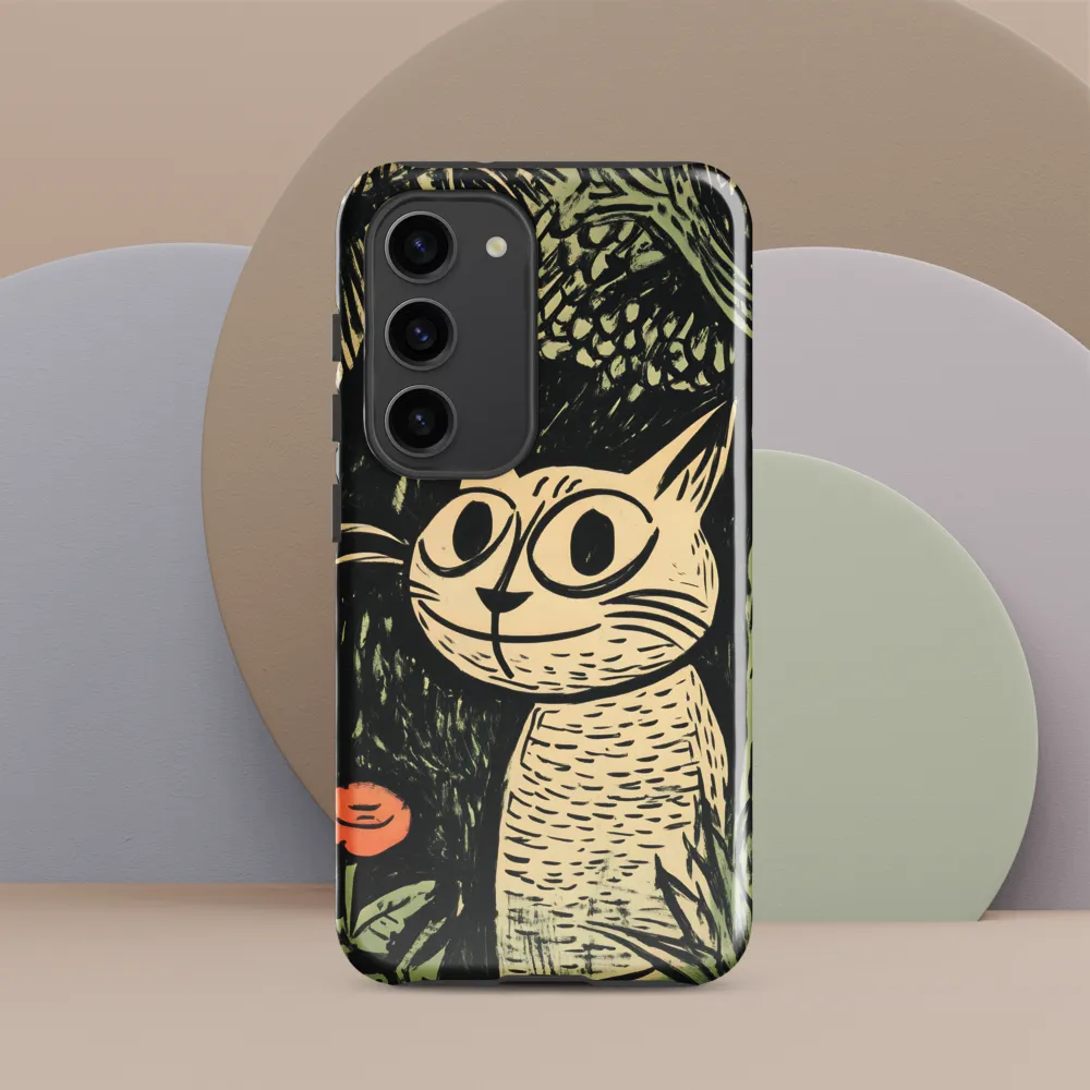Whimsical Cat in the Forest