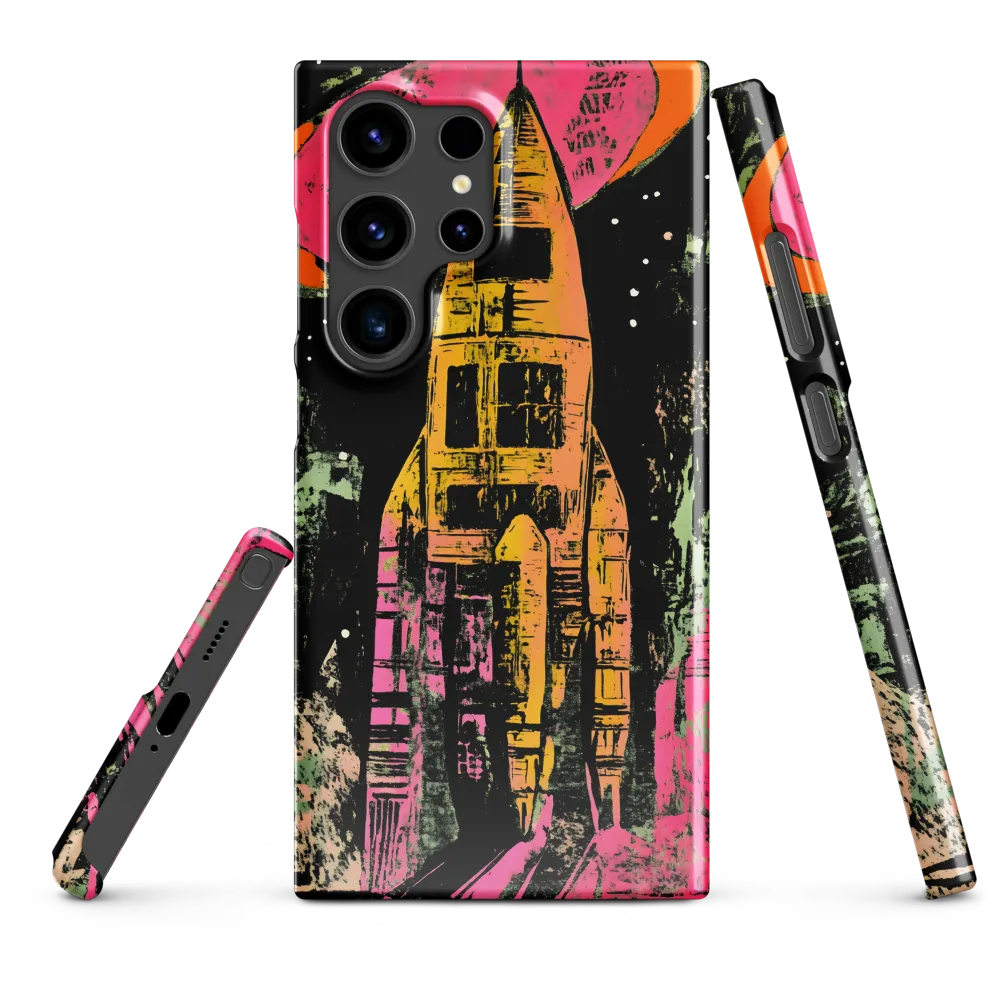 Cosmic Voyage: A Surreal Rocket Adventure